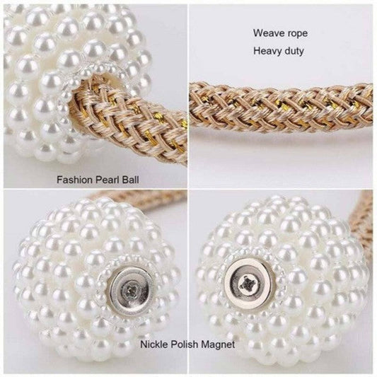Curtain Rope Tiebacks with Magnets