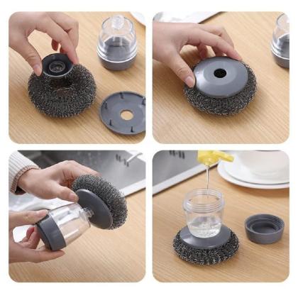 Liquid Soap Cleaning Brush
