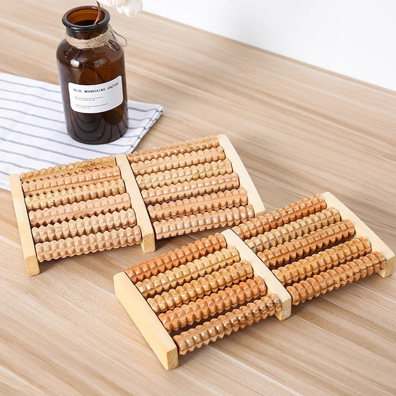High Quality Natural Wooden Foot Massage Roller