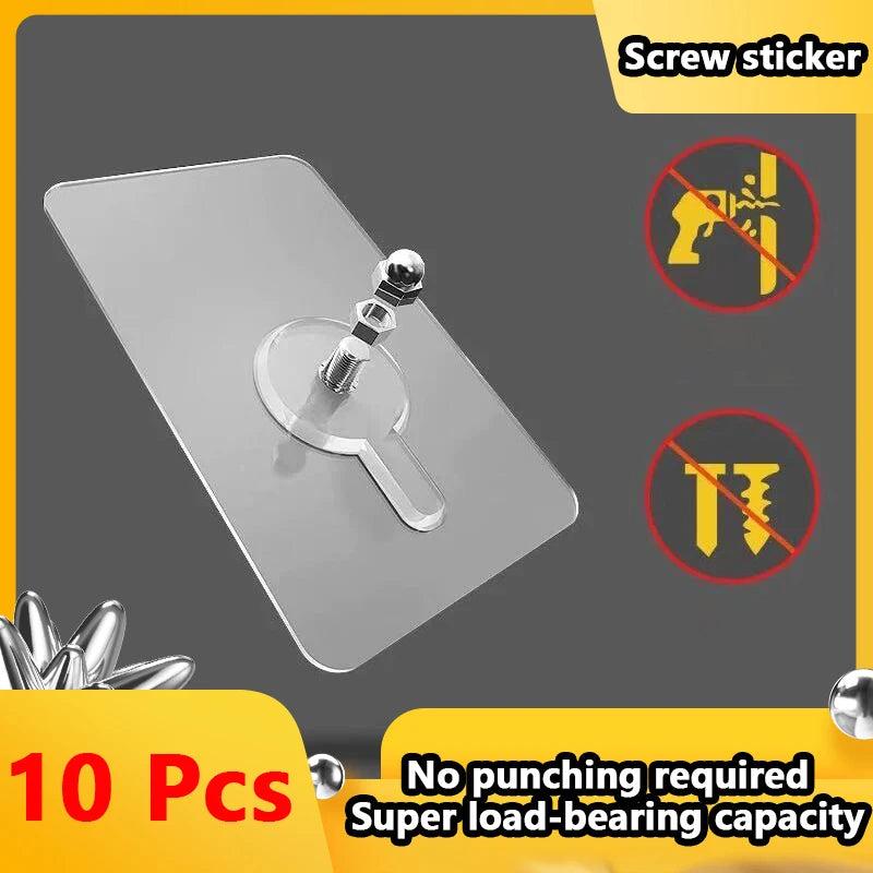 Punch Free Screw Stickers