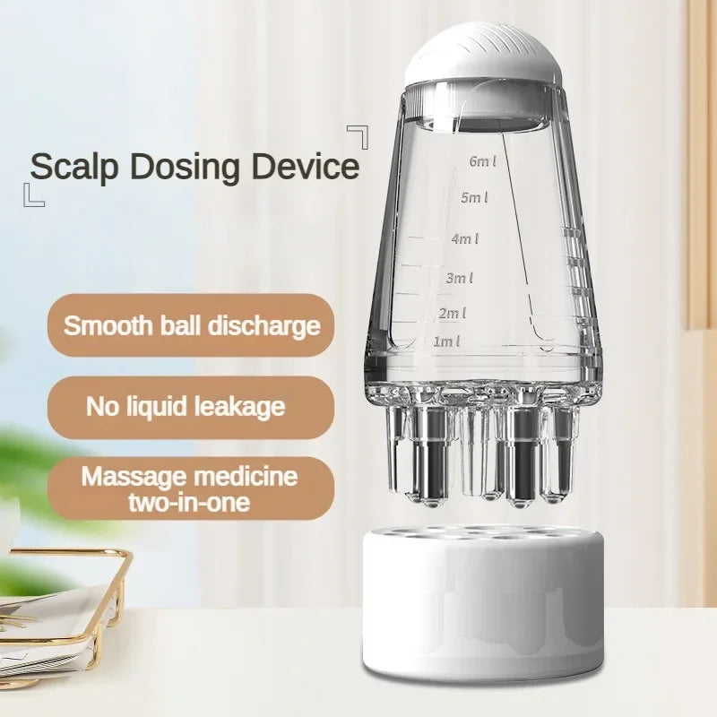 Transparent Hair Oil Applicator
