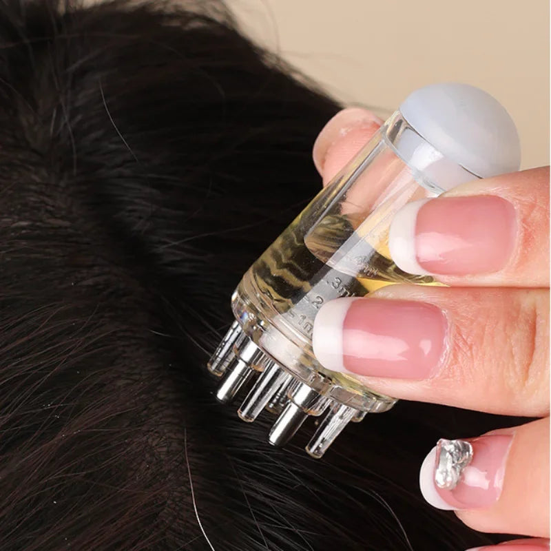 Transparent Hair Oil Applicator