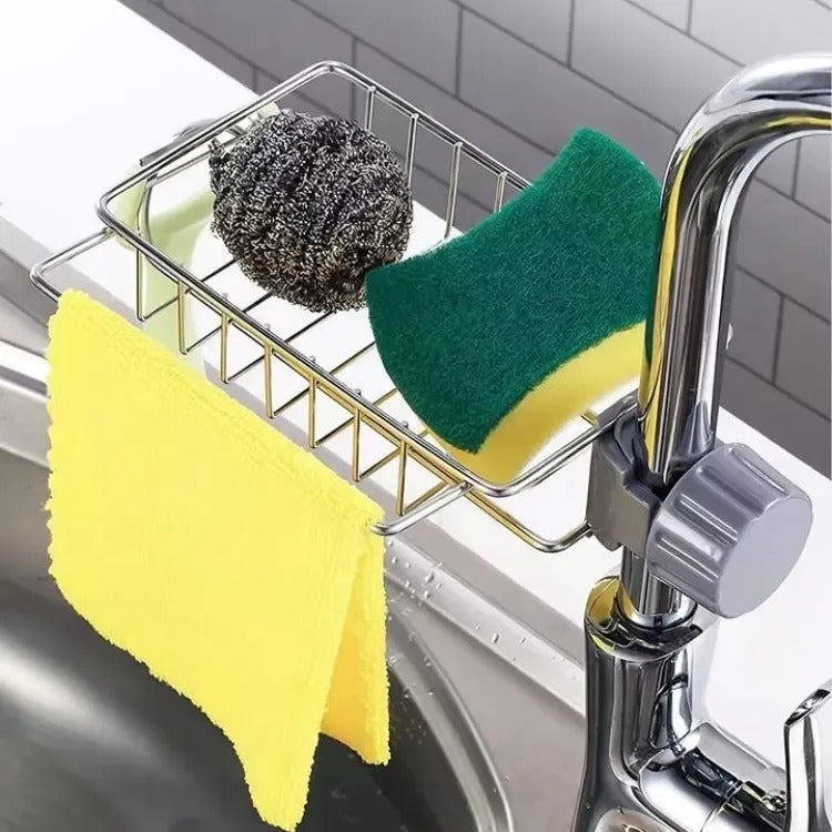 Sponge & Soap Holder for Faucet